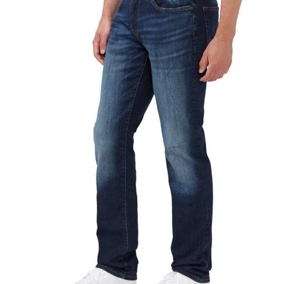 Men's Buffalo David Bitton Ash blue Denim Slim Jeans - Picture 2 of 9